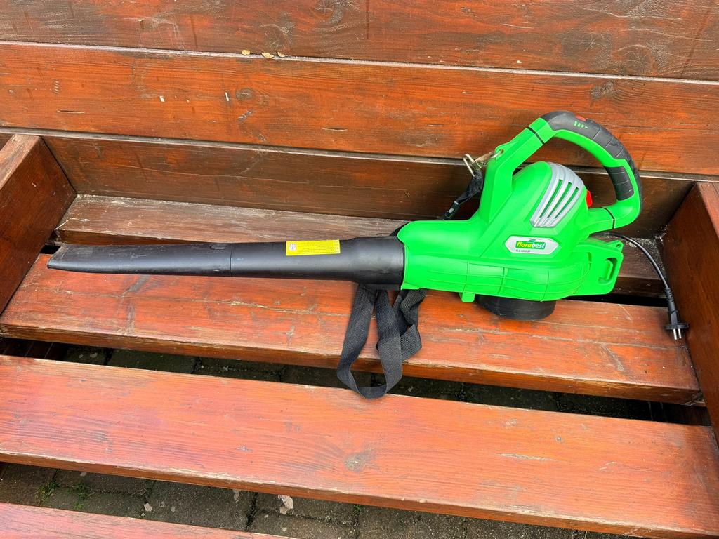 Bladblazer groen florabest, Ophalen, Gebruikt, Met zuigfunctie, Handgedragen
