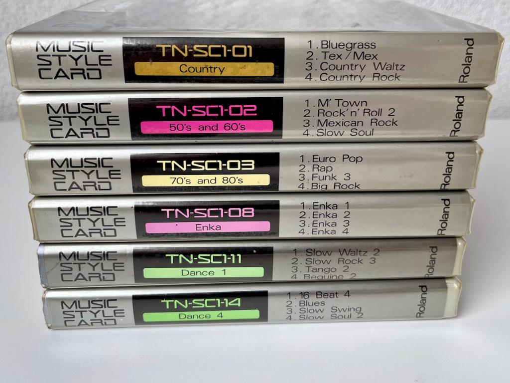 Roland Music Style cards, Ophalen of Verzenden, Zo goed als nieuw, Overige aantallen, Roland