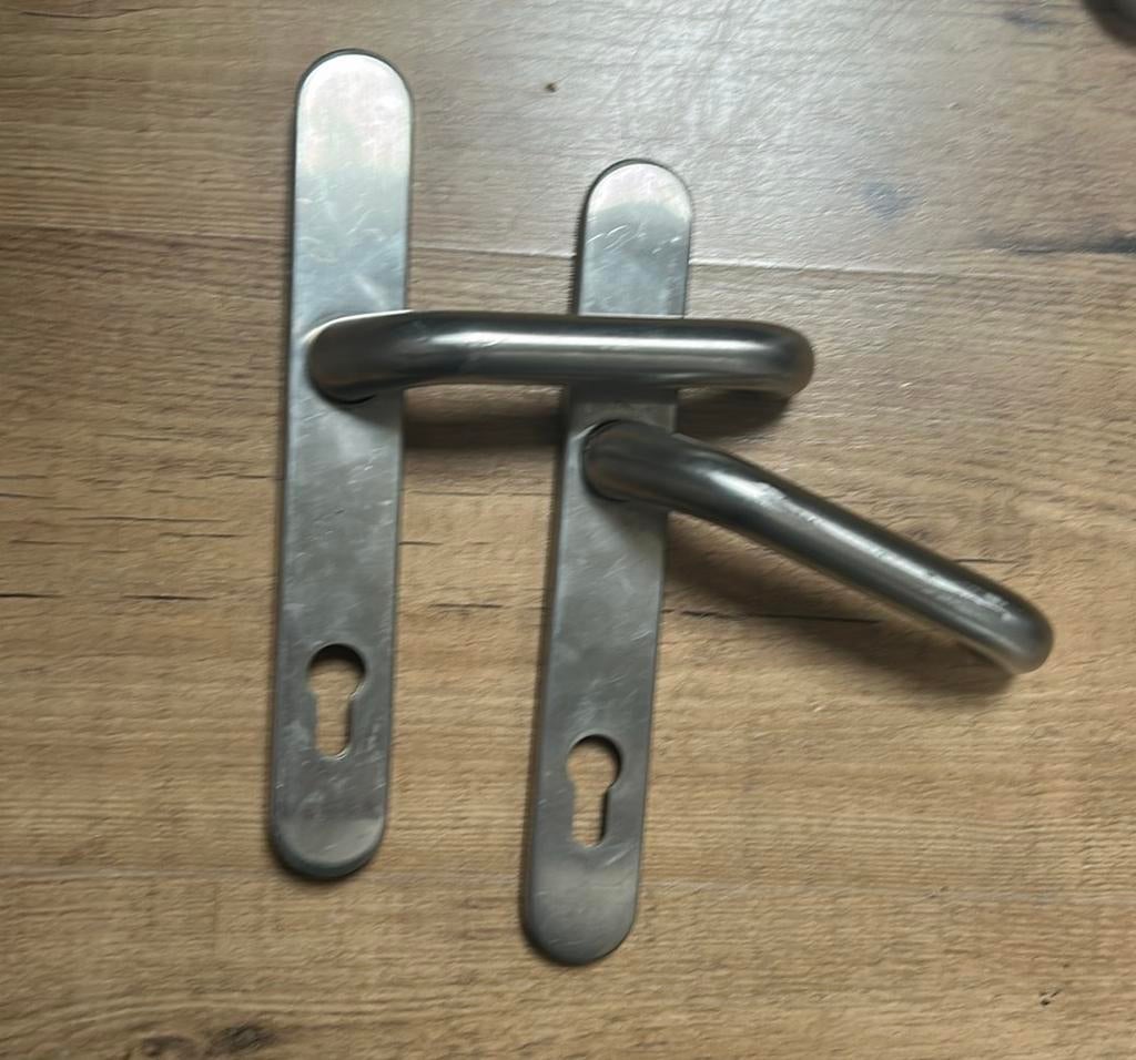RVS Krukstel, Ophalen, Zo goed als nieuw, Buitendeur, 200 tot 215 cm