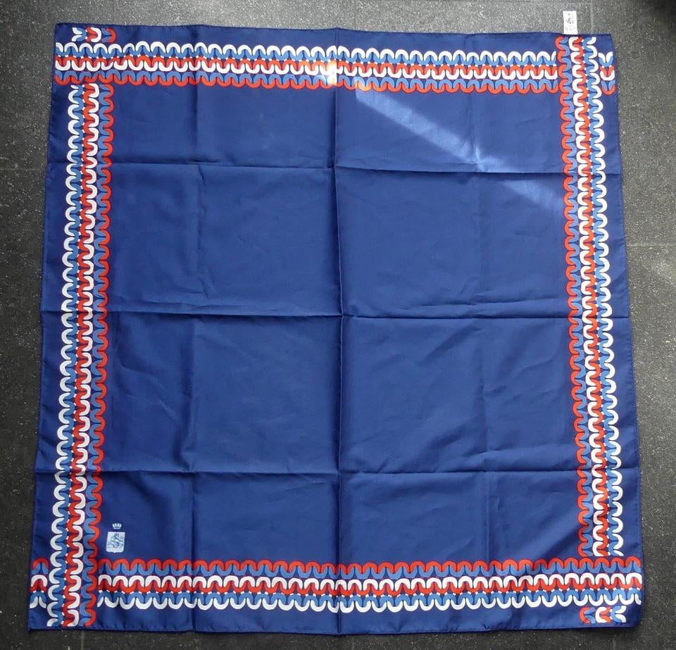 Jago Shawls Amsterdam dames sjaal marineblauw met logo, Jago, Maat 42/44 (L), Ophalen of Verzenden, Sjaal