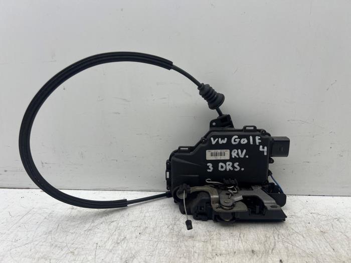 Deurslot Mechaniek 2Deurs rechts van een Volkswagen Golf, Gebruikt, -, Volkswagen, -