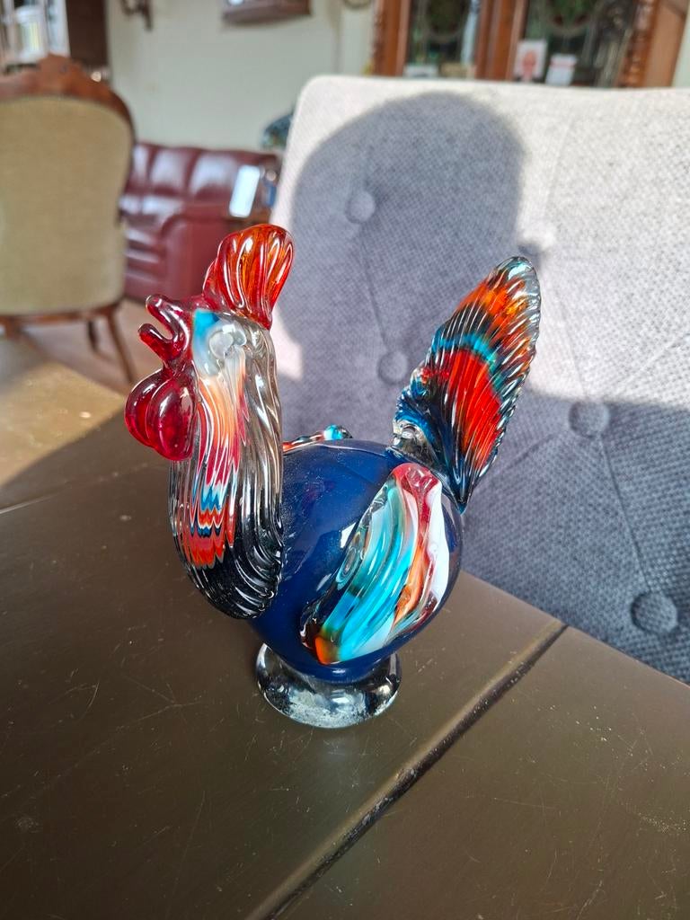 Glazen Haan Ornament, Antiek en Kunst, Ophalen of Verzenden