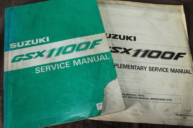 Suzuki GSX1100F 1987/1988 motorcycle service manual GSX 1100, Ophalen of Verzenden, Suzuki