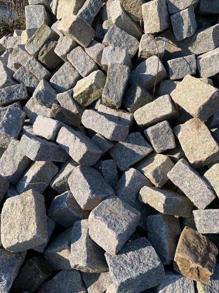 Kinderkop Kasseien Portugees Graniet Natuursteen opsluiting, Graniet, Nieuw, Ophalen of Verzenden, Kei