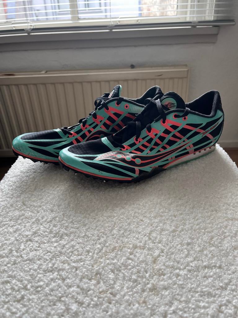 Atletiek spikes met tasje, Ophalen of Verzenden, Zo goed als nieuw, Overige merken