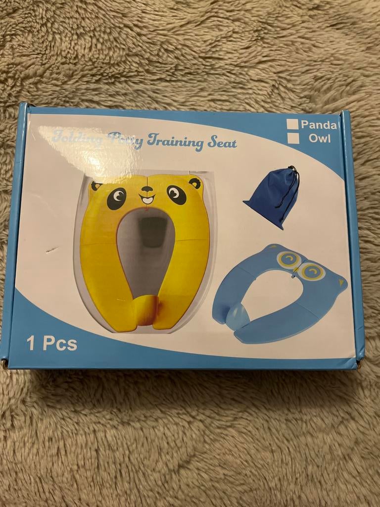 Opvouwbare Potje Training Seat - Panda Design, Overige merken, Overige typen, Ophalen of Verzenden, Zo goed als nieuw