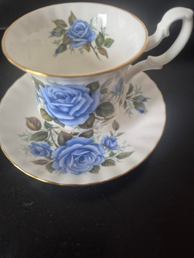 Royal albert porselein, Ophalen of Verzenden, Gebruikt, Porselein, Kop en/of schotel