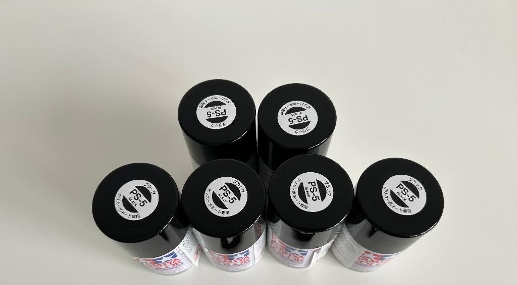 Tamiya PS-5 black spray rc modelbouw, Hobby en Vrije tijd, Modelbouw | Radiografisch | Auto's, Ophalen of Verzenden, Nieuw, Overige schalen