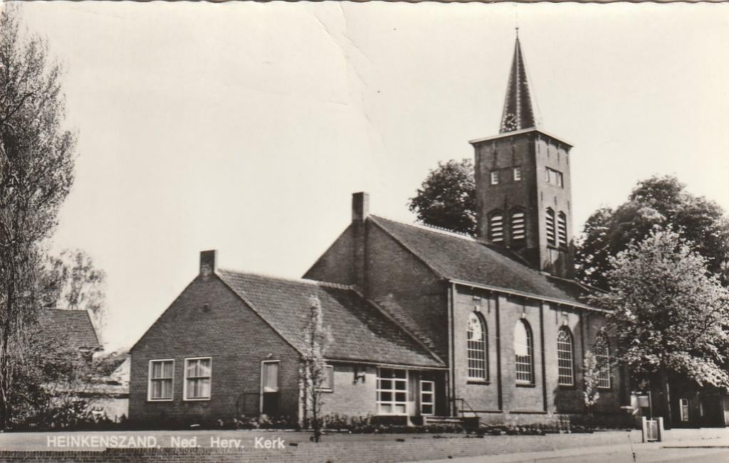 HEINKENSZAND Ned. Herv. Kerk, Verzamelen, Verzenden, 1940 tot 1960, Gelopen, Zeeland