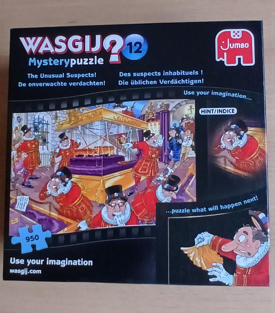 Wasgij mystery puzzel, Ophalen, 500 t/m 1500 stukjes, Zo goed als nieuw