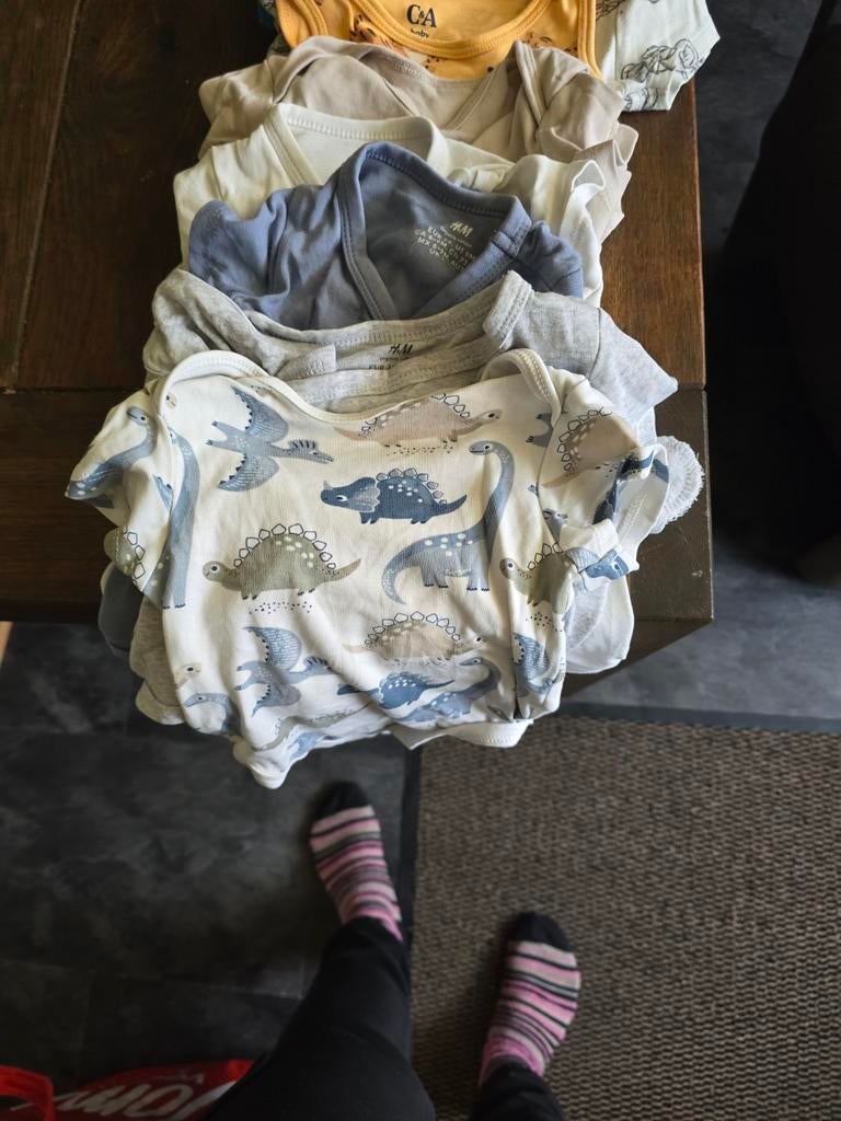 Romper Pakket Maat 74 - 10 Stuks, Ophalen, Nacht- of Onderkleding, Jongetje of Meisje, Gebruikt