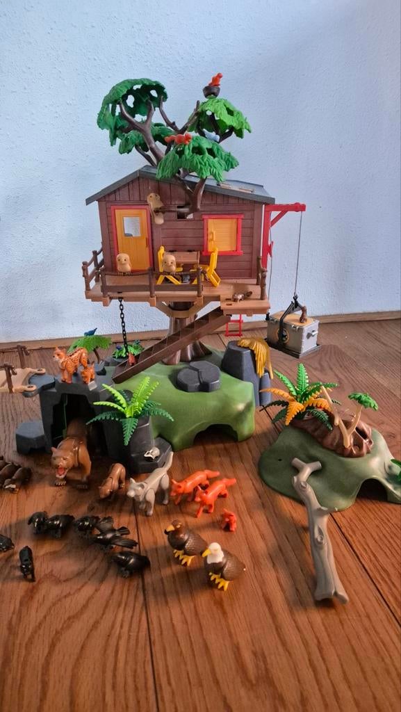 Playmobil Boomhut, Kinderen en Baby's, Speelgoed | Playmobil, Ophalen of Verzenden, Zo goed als nieuw