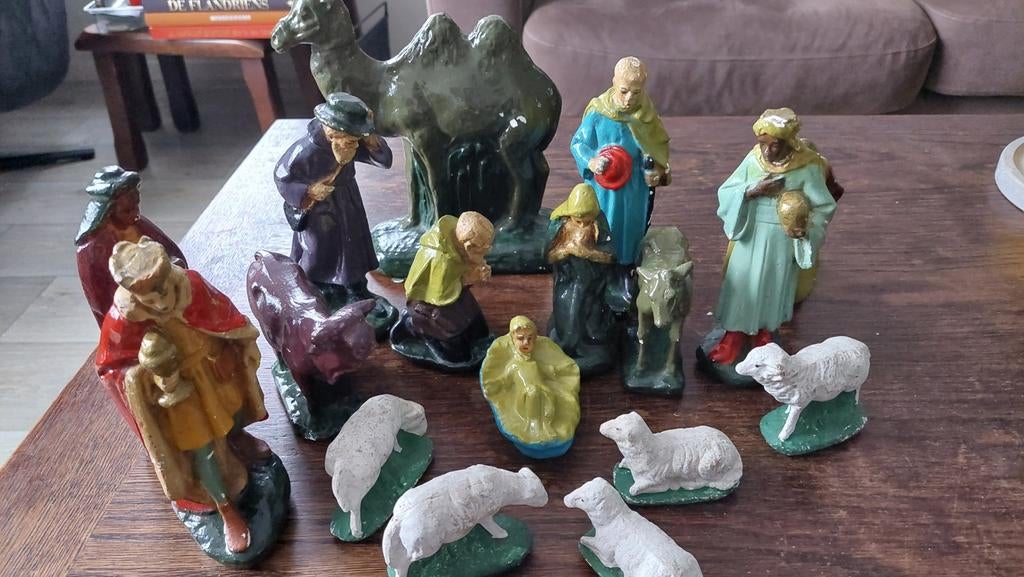 Kerstgroep/ kerststal/ kerstbeelden, Diversen, Kerst, Ophalen