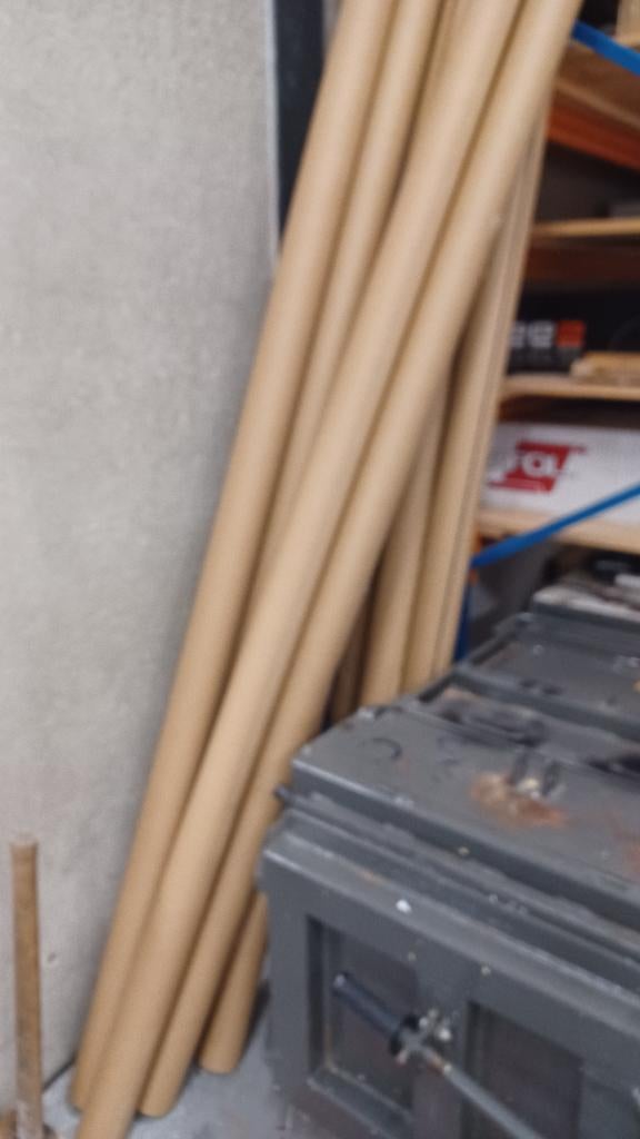 Kartonnen kokers, 76 mm 250/320 cm, Ophalen, Bruin, 200 cm of meer, Nieuw