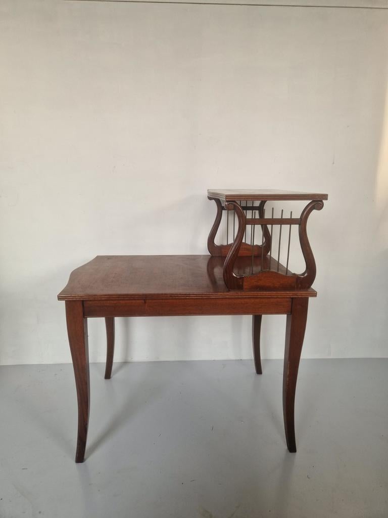 Klassiek art nouveau jugendstil harp bijzettafeltje., Ophalen