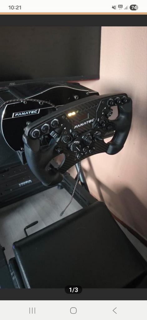 Fanatec Formula V2.5 Zwart + CLS Pedalen, Ophalen of Verzenden