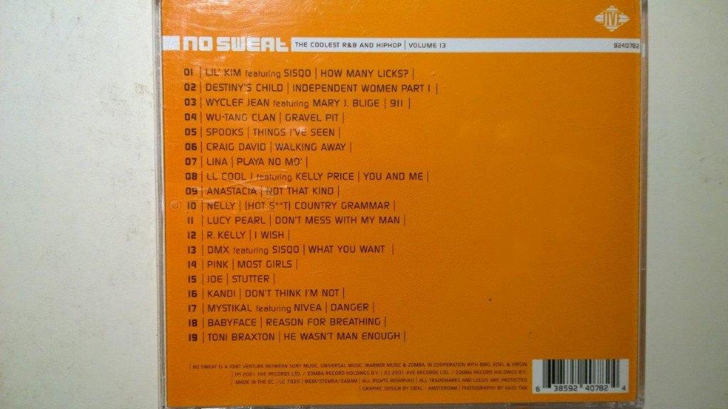 No Sweat 13, Ophalen of Verzenden, Zo goed als nieuw, R&B en Soul