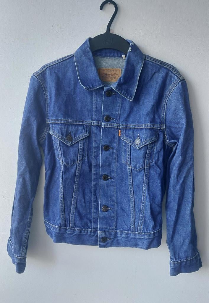 Levis Vintage Clothing USA 70505 Orange tab denim jacket M, Ophalen of Verzenden, Gedragen, Levi’s, Maat 48/50 (M)
