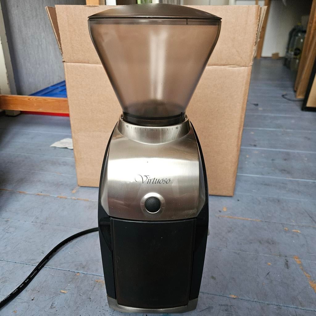 Baratza Virtuoso Koffiemolen (conische maalschijven), Ophalen of Verzenden, Zo goed als nieuw, Koffiebonen