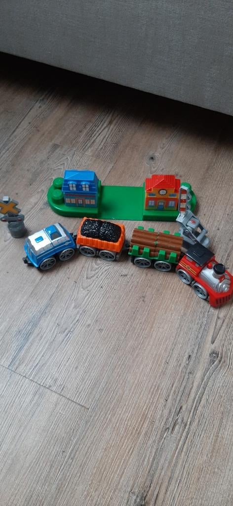 Mega Bloks Trein Set, Ophalen of Verzenden, Gebruikt, Jongen of Meisje