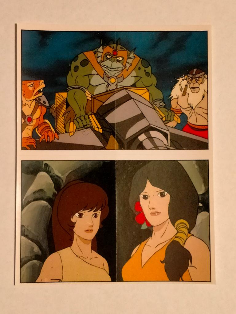 Thundercats film tv vintage Panini stickervellen stickers, Ophalen of Verzenden, Zo goed als nieuw, Strip of Tekenfilm
