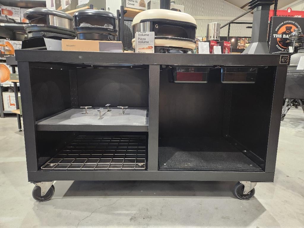 Roostr Rubix Duo Buitenkeuken BBQ Tafel Kamado Tafel, Houtskool, Ophalen of Verzenden, Zo goed als nieuw, Vrijstaand