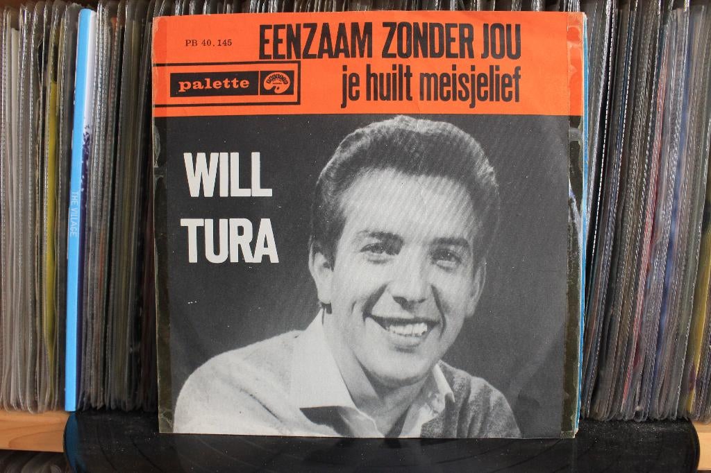 7" Single Will Tura - Eenzaam Zonder Jou / Je Huilt Meisjeli, Gebruikt, 7 inch, Single, Ophalen of Verzenden