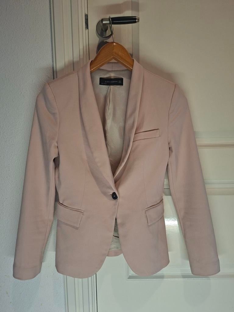 Zara Blazer - Zacht Roze - Maat S, Zara, Ophalen of Verzenden, Jasje, Roze