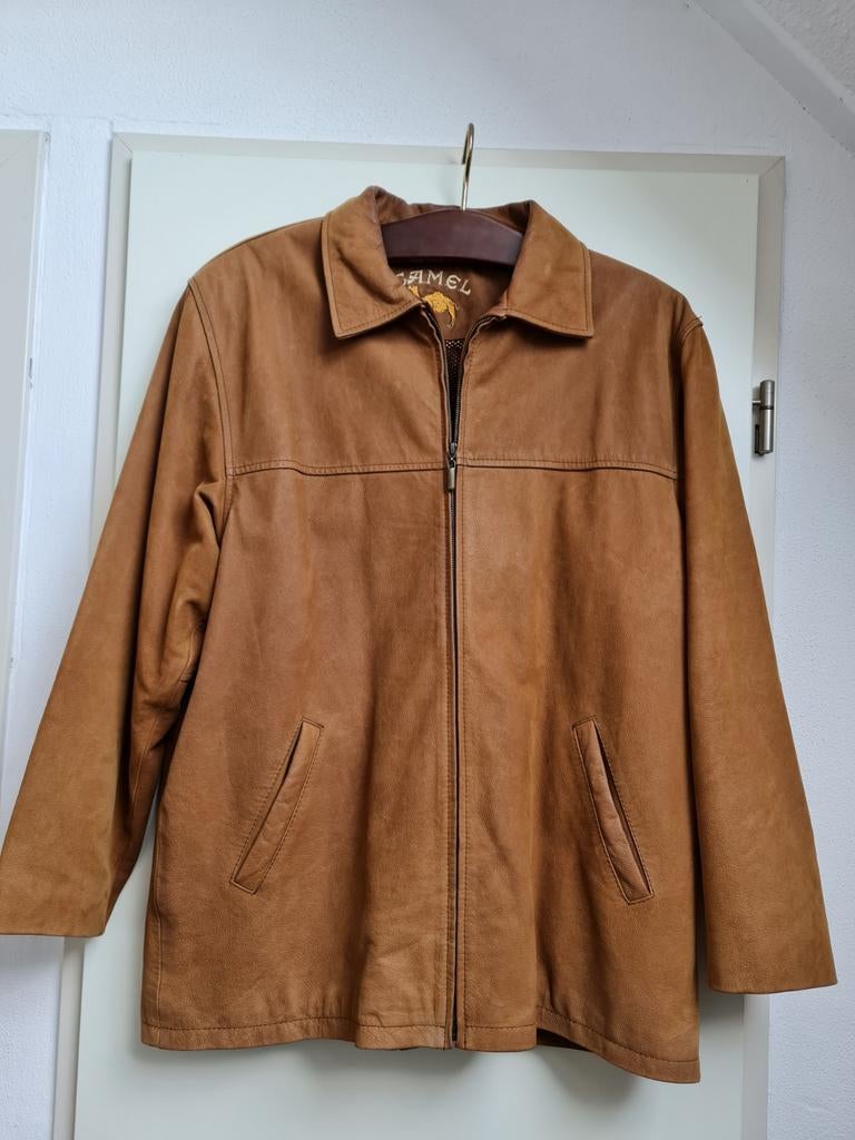 Camel Active lederen suède jack jas in lichtbruin maat L, Kleding | Heren, Ophalen, Maat 52/54 (L), Bruin, Gedragen