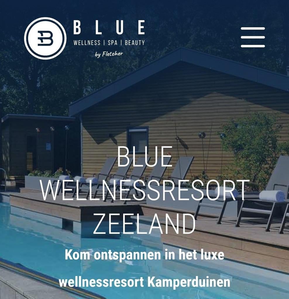 Gratis naar de sauna, Blue Wellness Zeeland, 2 stuks, Ophalen of Verzenden
