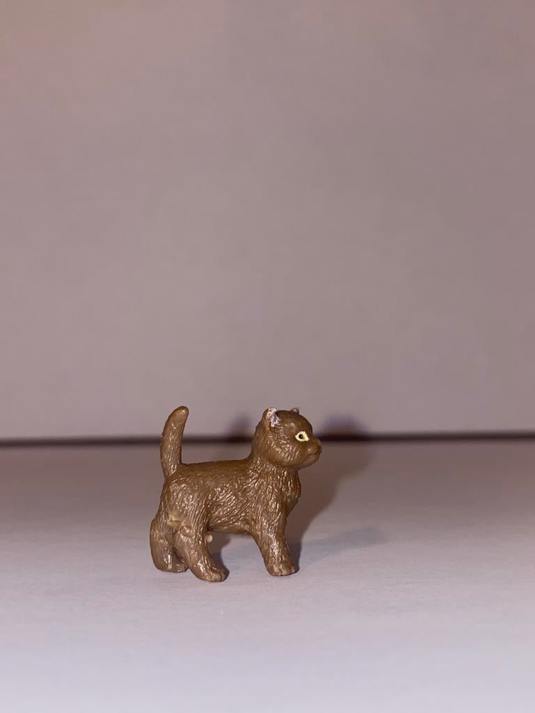 Schleich kitten, Ophalen of Verzenden, Zo goed als nieuw, Zilver, Overige materialen