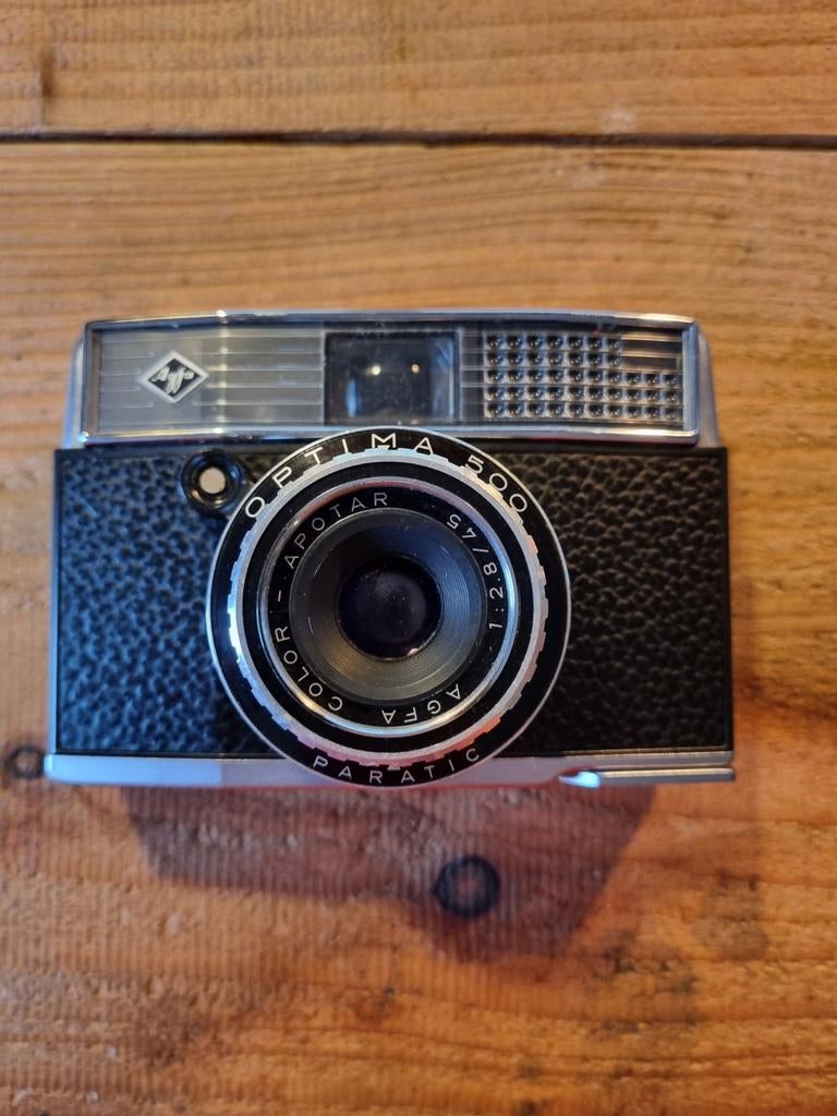 Agfa Optima 500 Vintage Camera, Audio, Tv en Foto, Fotocamera's Analoog, Ophalen of Verzenden, Gebruikt, Compact, Overige Merken