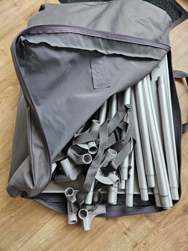 Vrijbuiter kampeerkast zilver ong 120cm,opbergtas +hoes., Ophalen, Gebruikt