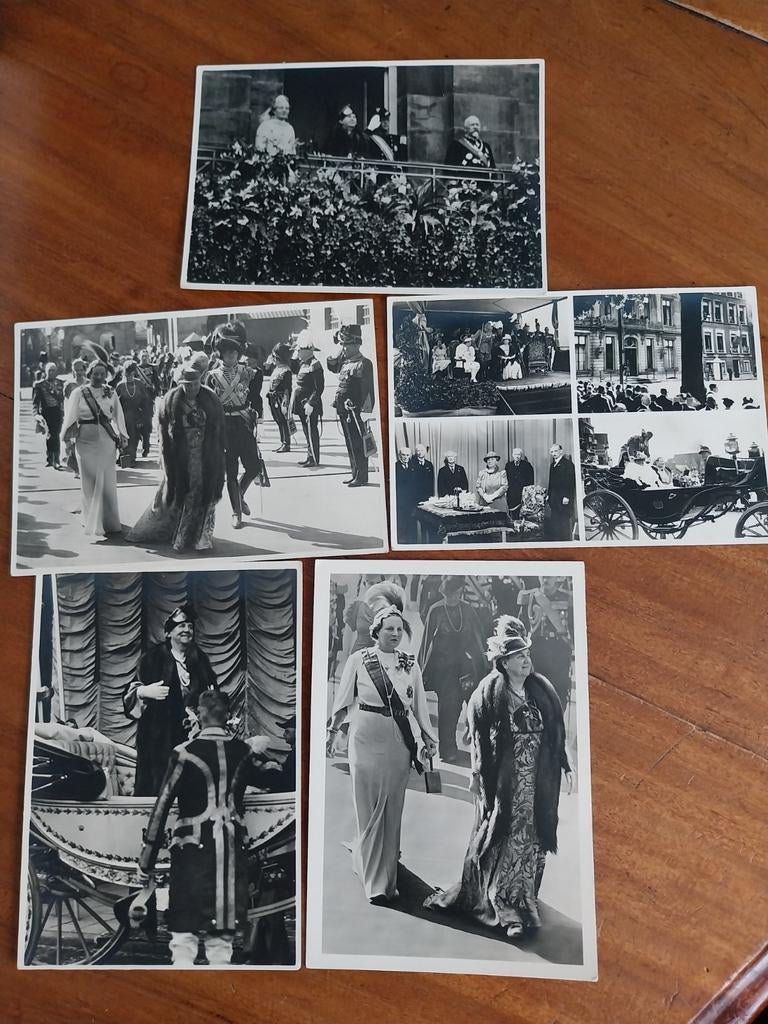 40 jaar regeringsjubileum koningin Wilhelmina, Verzamelen, Ophalen of Verzenden, Gebruikt, Nederland, Kaart, Foto of Prent