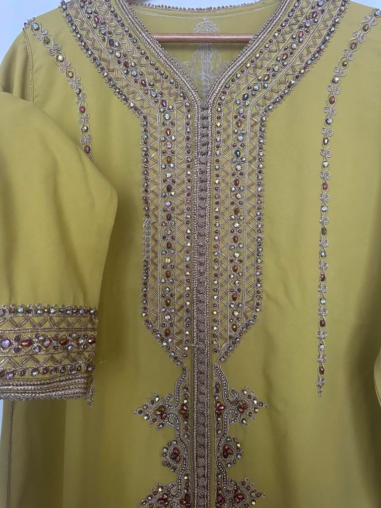 Prachtige Kaftan, Marokkaanse jurk maat 36/38, Ophalen, Zo goed als nieuw, Maat 36 (S), Overige typen