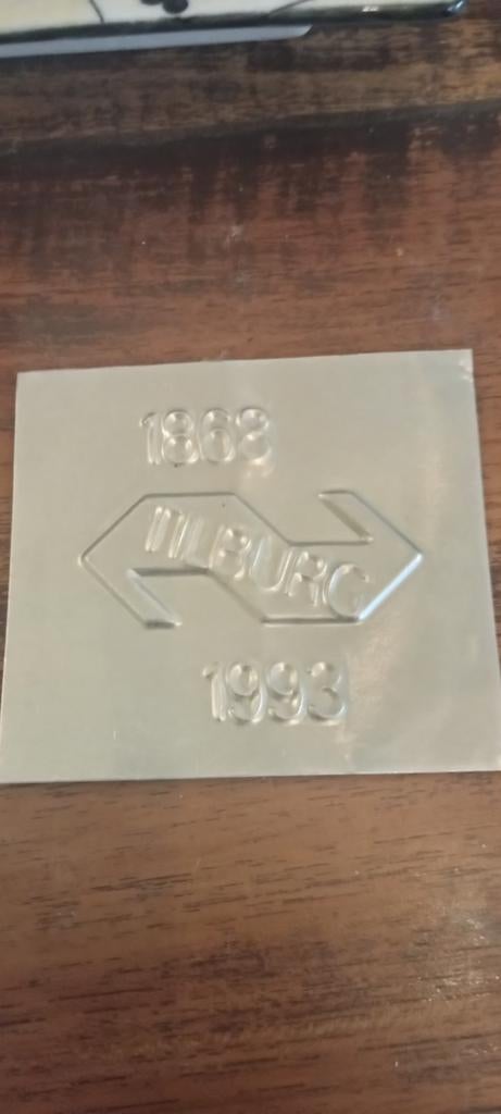 NS Plaatje Tilburg 1868-1993, Verzamelen, Ophalen of Verzenden, Nieuw, Trein, Overige typen