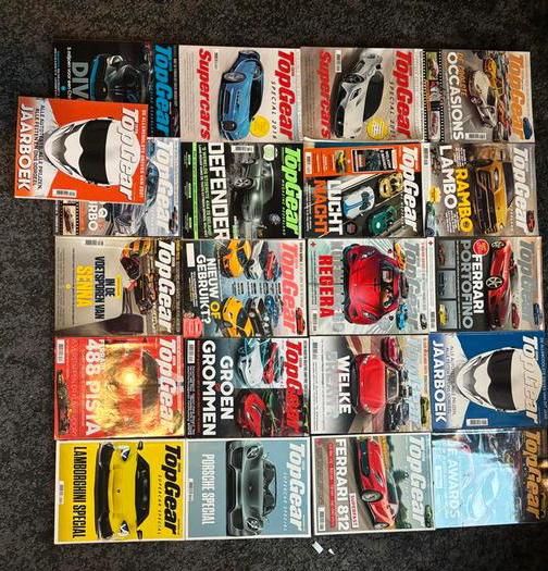 TopGear Magazine Collectie - 21 Bladen, Ophalen of Verzenden, Nieuw, Algemeen