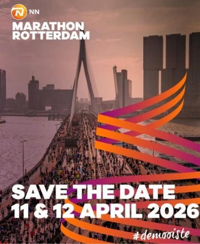 Hele van Marathon Rotterdam(12 april), Eén persoon, April