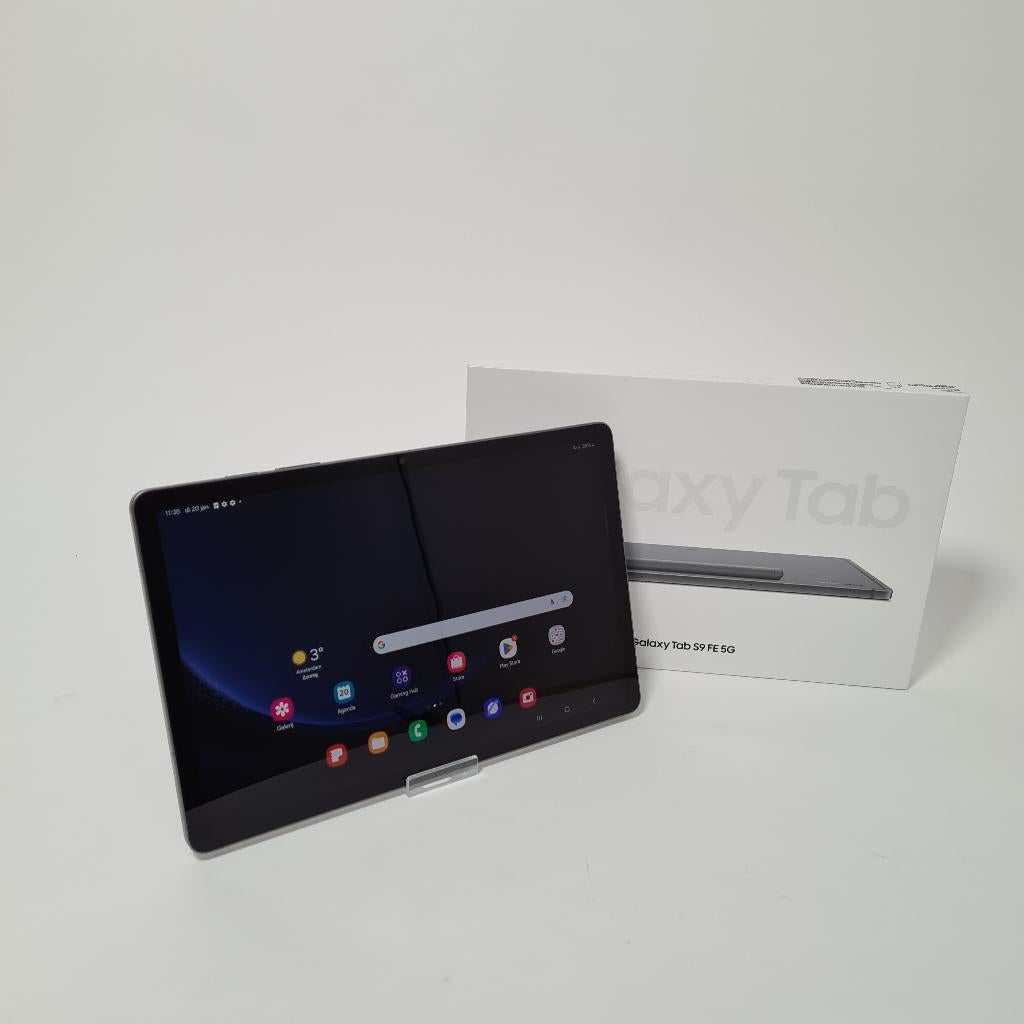Samsung Galaxy Tab S9 Fe 256GB 5G, Computers en Software, Tablet-hoezen, Gebruikt, Overige typen, 11 inch, Ophalen of Verzenden