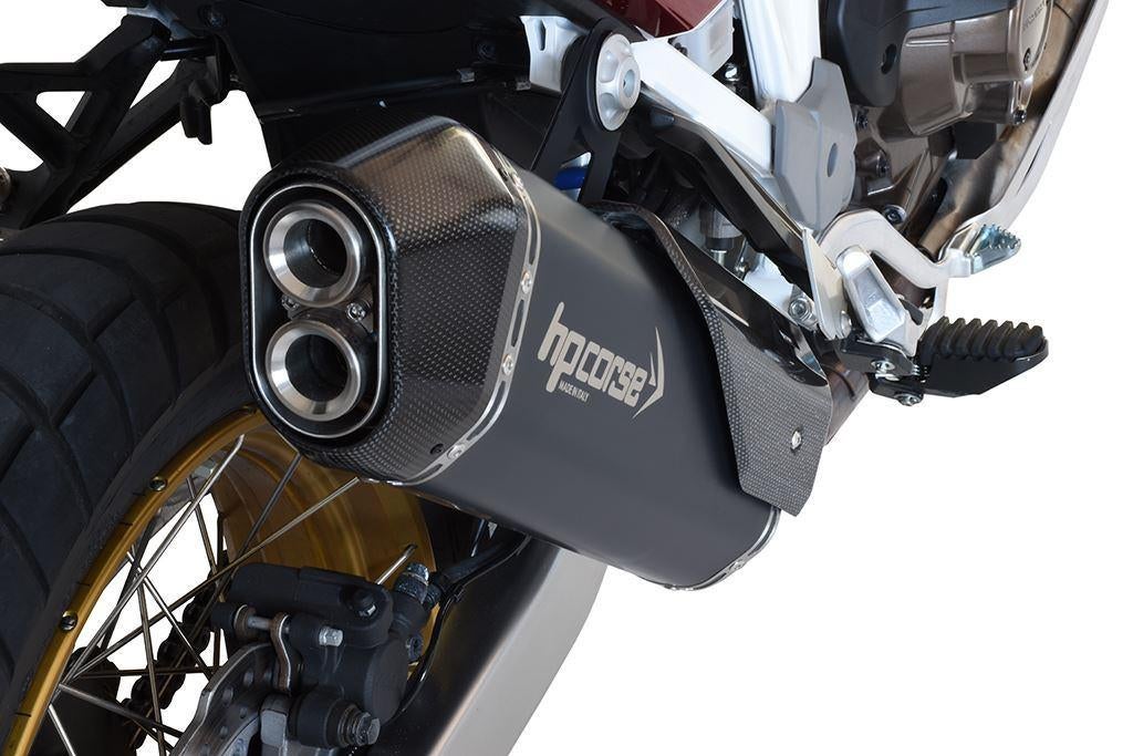 Outletdeal: HP Corse SPS Black uitlaat Africa Twin 2020-2025, Motoren, Onderdelen | Honda, Ophalen of Verzenden, Nieuw