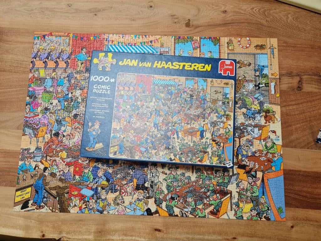Jan van Haasteren Puzzel - 1000 stukjes, Ophalen of Verzenden, 500 t/m 1500 stukjes, Zo goed als nieuw, Legpuzzel