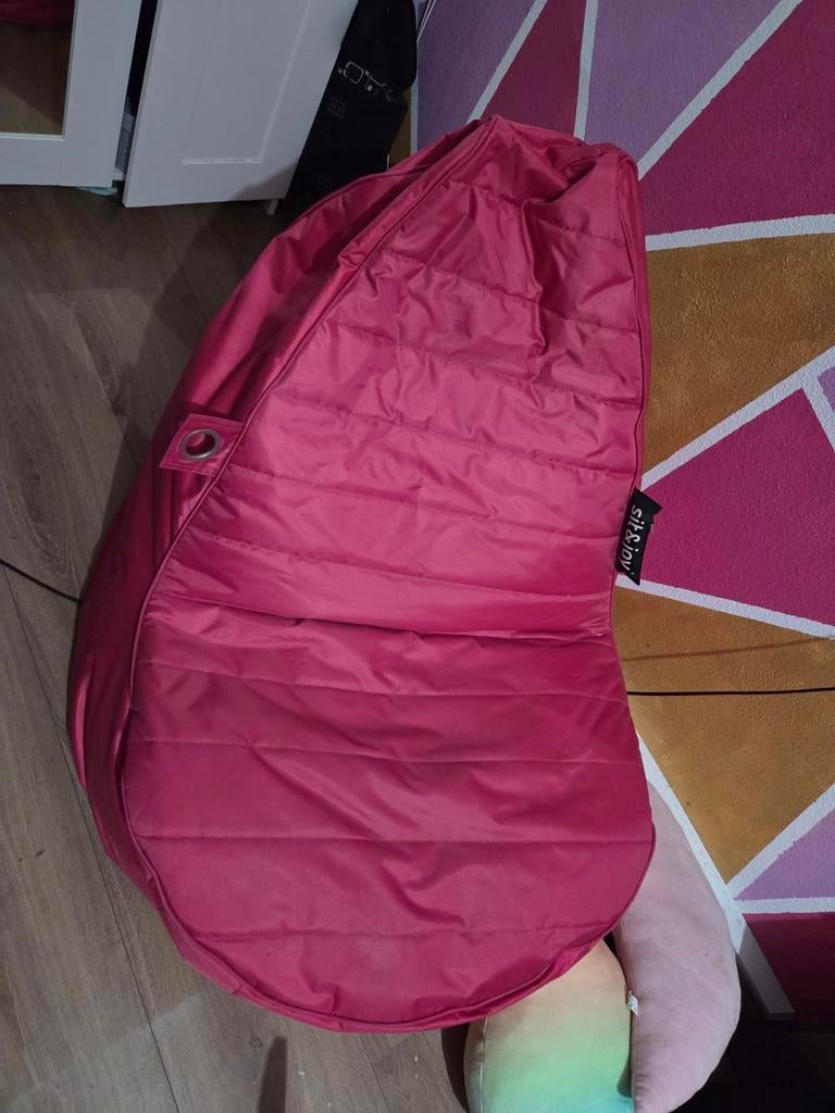 Roze Zitzak - Sit & Joy, Ophalen, Zo goed als nieuw, Roze, Zitzak