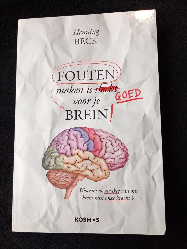 Henning Beck, Fouten maken is goed voor je brein, Ophalen of Verzenden, Gelezen, Cognitieve psychologie