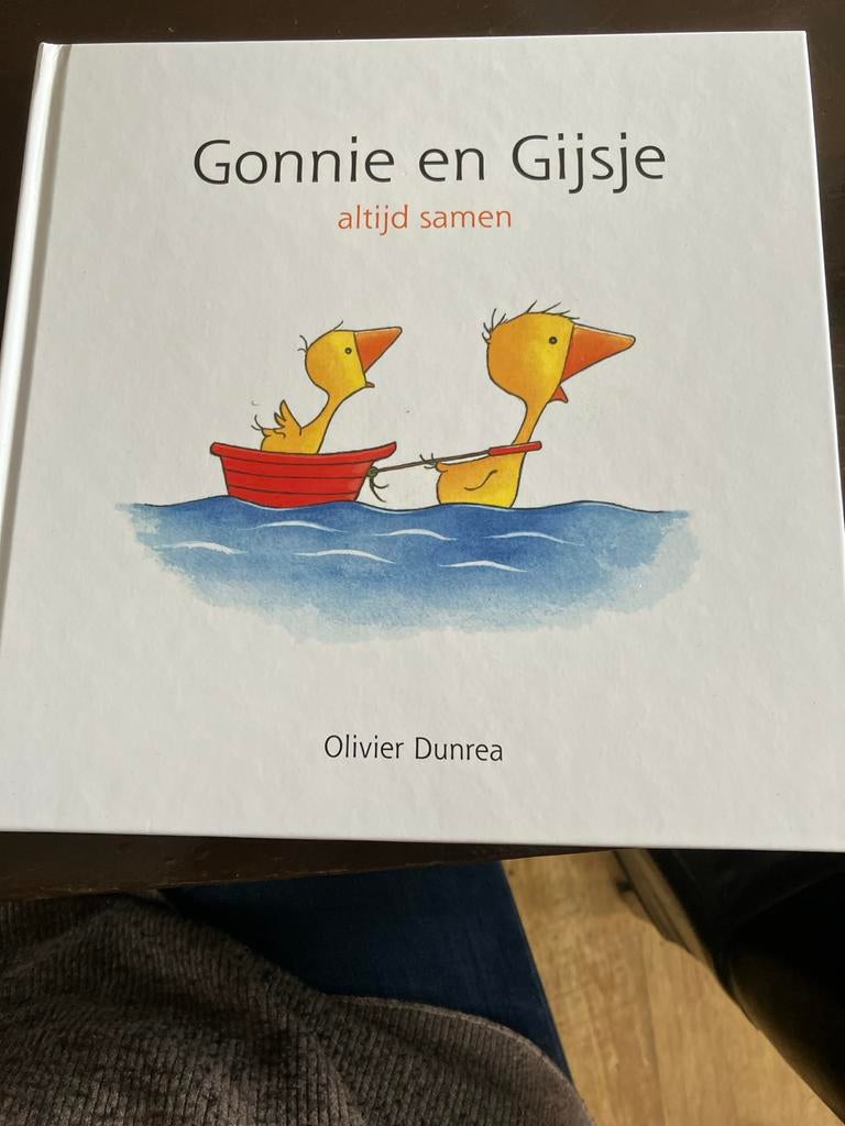 Gonnie en Gijsje - Olivier Dunrea, Ophalen of Verzenden, Zo goed als nieuw, Uitklap-, Voel- of Ontdekboek, 2 tot 3 jaar