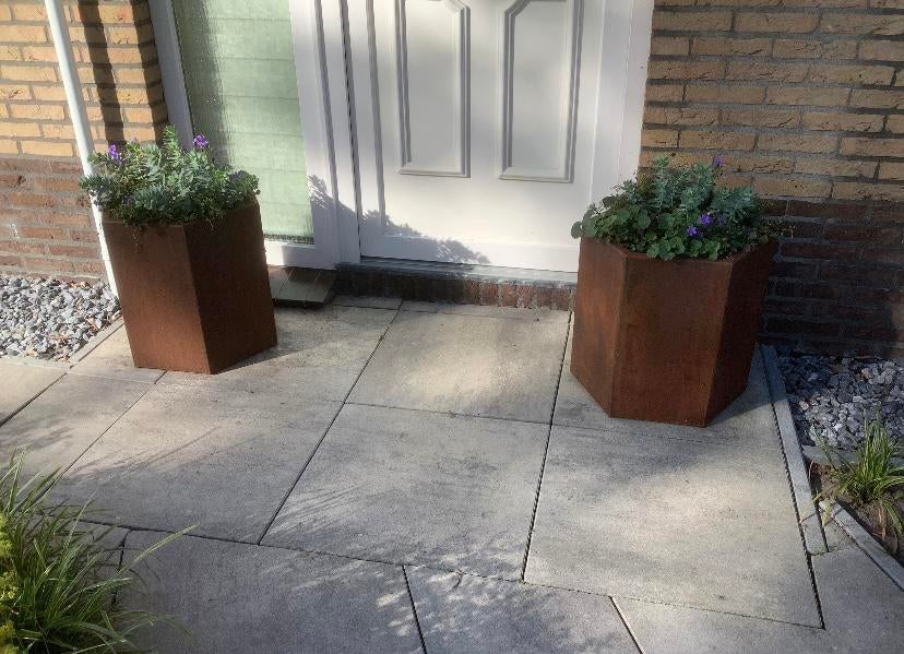 Prachtige Corten stalen bloembakken, Ophalen, 100 cm of meer, Ottos-lasschuur, Nieuw