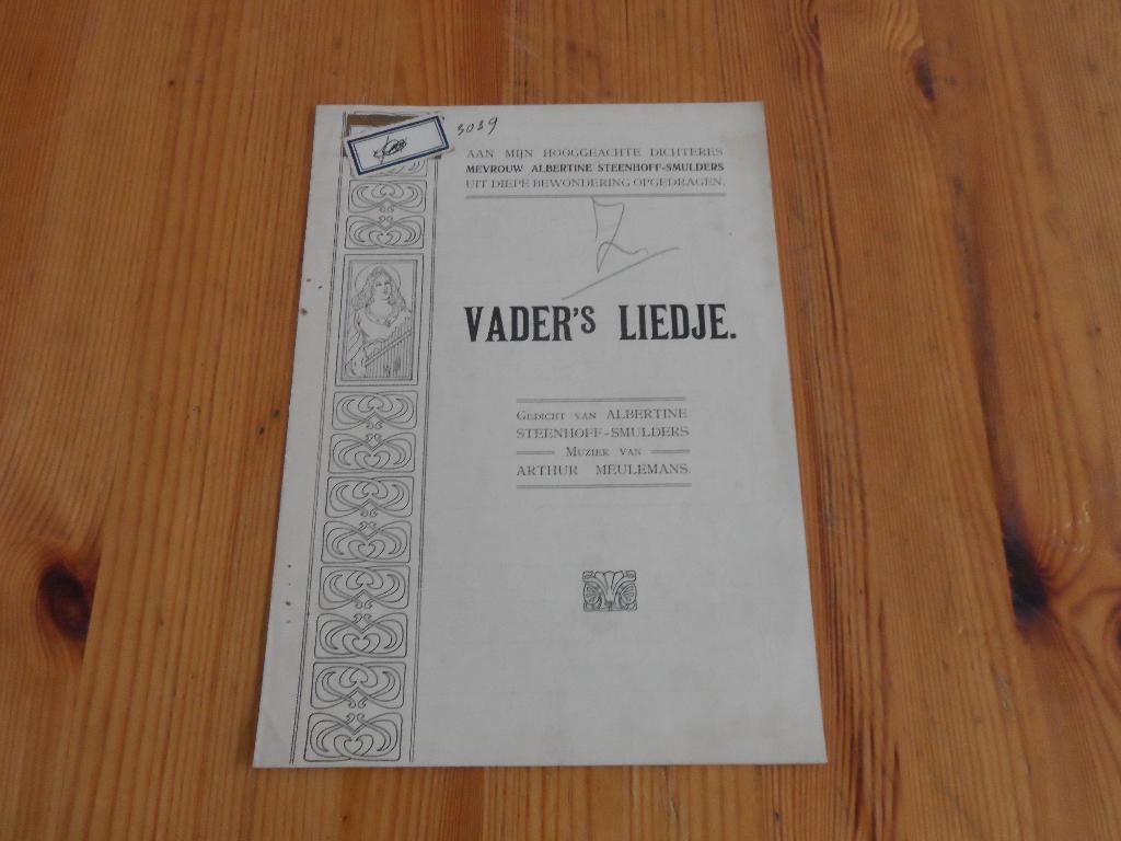 Vader's liedje - arthur meulemans, Zang, Gebruikt, Ophalen of Verzenden, Artiest of Componist