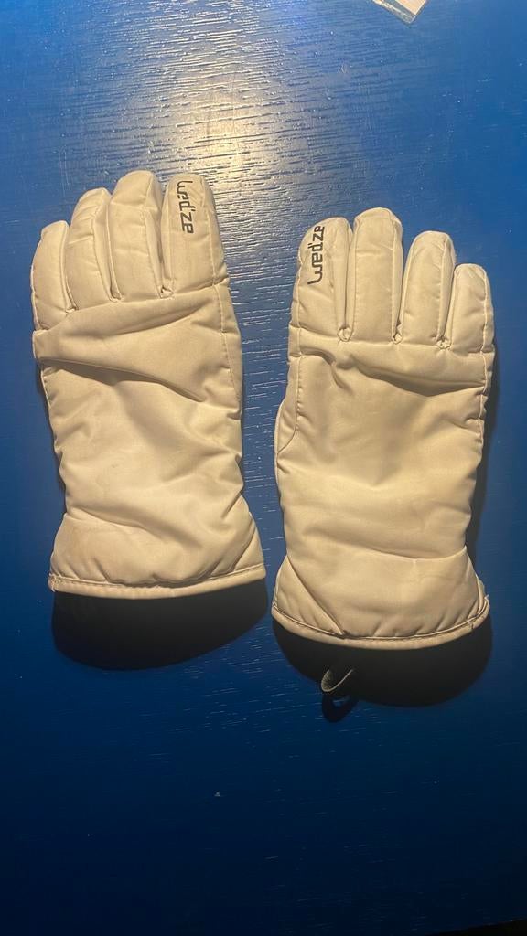 Handschoenen wit - 10 jr. Wedze, Ophalen of Verzenden, Zo goed als nieuw, Jongen of Meisje, Handschoenen