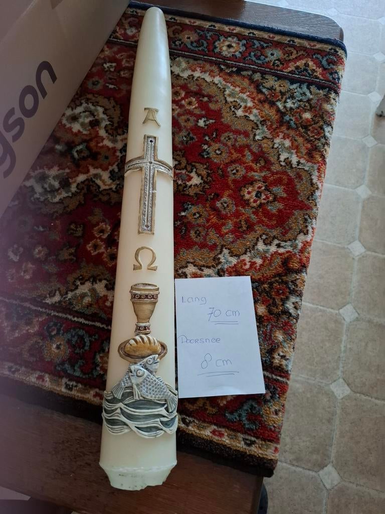 Kerk kaars, Ophalen of Verzenden, Overige materialen, Minder dan 25 cm