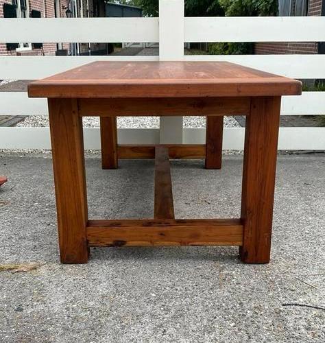 ANTEAK COLLECTIONS zware massieve teakhouten eettafel, Ophalen, 100 tot 150 cm, Teakhout, 200 cm of meer