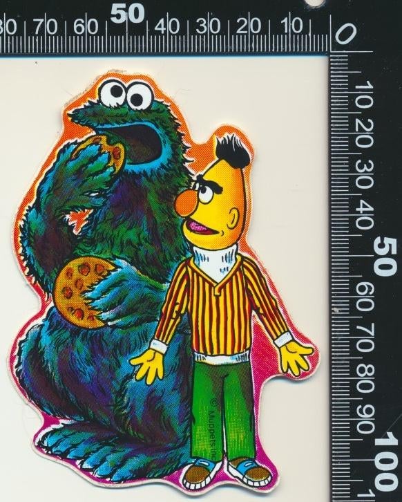 Sticker: Sesamstraat (2), Ophalen of Verzenden, Zo goed als nieuw, Bedrijf of Vereniging